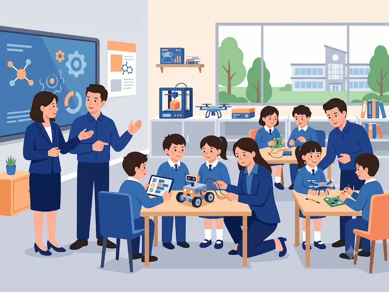 學校STEM到校課程配套配圖